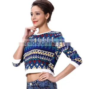 2016 Fashion Woman Autumn/Spring Colors Long Sleeve Women Tops thumbnail-3