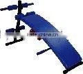 Sit Up Bench-Curved Bench With Dumbbells thumbnail-1