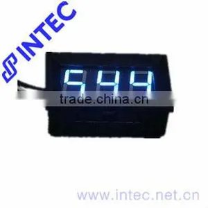 Electrical Instrument DC 0~100V Mini Voltage Meters LED Voltmeter Blue Color J00108 thumbnail-1