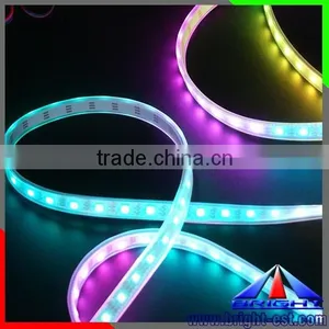 CE RoHs DC12V RBG LED Strip , 14 Pixel per Meter LED Strip Light , Dmx Rgb Led Light thumbnail-5