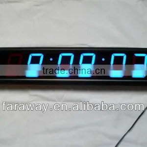 High Quality 4" Led Airport Wall Clock With Temperature thumbnail-2