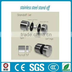Stainless Steel Standoff Bracket for Glass thumbnail-2