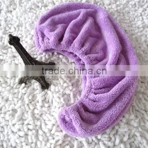 Women's Quick-drying Microfiber Hair Towel Bath Wrapped Turban Cap Hat thumbnail-2
