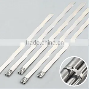 Wholesale 350x4.6mm Stainless Steel Cable Tie 304 Material thumbnail-2