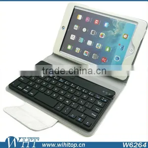 Hot Selling Detachable Ultra Thin Wireless Bluetooth Keyboard Leather Case For IPad Mini, For IPad Mini Case With Keyboard thumbnail-5