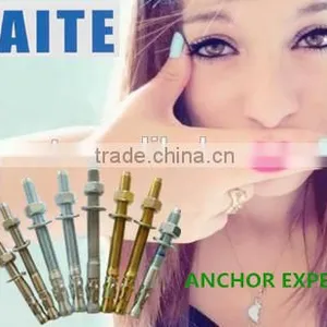 Hebei Saite Fasteners, Anchor Factory Manufacture Price , Wedge Anchor, Drop in Anchor, Sleeve Anchor, Eye&Hook Anchor. M8x150 thumbnail-1