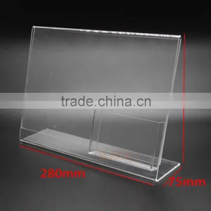 Office Usage Clear Acrylic Poster Paper Holder thumbnail-4