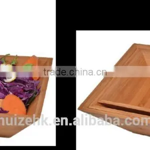 Bamboo Salad Bowls Set thumbnail-4