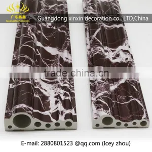 Factory Price Interior House Design Construction Fireproof Material Violet Red Molding Line thumbnail-6