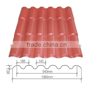 Load Bearing Heat Insulation Plastic Roofing Materials Roma 1080 thumbnail-3