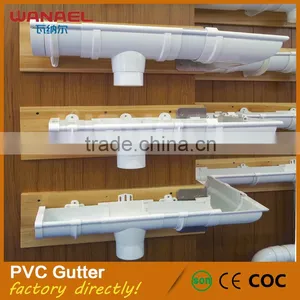Free Sample Valley Used Beautiful Appearance Pvc Leaf Gutter Guard for Rain Gutter thumbnail-1