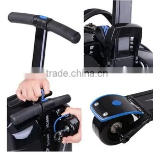 Multi Function Orange Color Business Roller Scooter Suitcase Quality Choice thumbnail-5