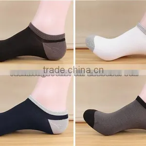 2016 Hot Sale Fashion Bamboo Cotton Loafer Low Cut Socks Men thumbnail-4