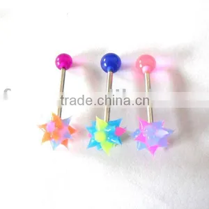 Silicone Tongue Rings Body Piercing Jewelry thumbnail-1