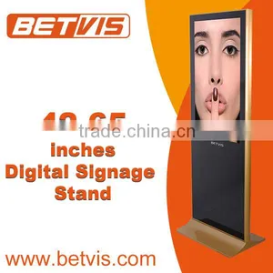 Slim 55" Floor Stand Lcd Digital Signage Display ad Kiosk Quality Choice Most Popular thumbnail-1