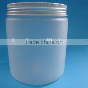 500ml PET Forsted Cosmetic Jar With Aluminium Cap, thumbnail-2