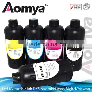 Nuocai/Human Digital/Maxcan DX5 Compatible Led UV Curable Ink Quality Choice thumbnail-1