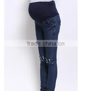 D82516f 2016 Women Pencil Jean Pants Spring Latest Maternity Denim Pants thumbnail-3