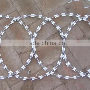 Galvanized Steel Razor Wire BTO-22,Razor Plate CBT-65 (Factory) thumbnail-1