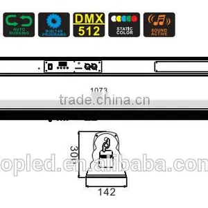Battery Powered Dmx Led Bar 240*10mm Led Wireless Wall Washer IR Remote Optional Lighting Equipment thumbnail-2