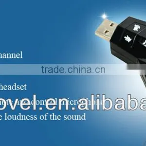 USB 2.0 7.1 Channel 3D Audio Sound Card Adarptor thumbnail-2