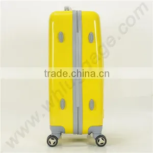 ABS+PC Material Bright Yellow Trip Luggage, PC Luggage thumbnail-4