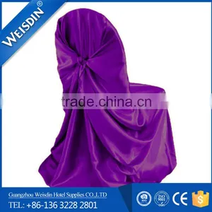 Pleated Spandex Wedding Chair Cover thumbnail-1