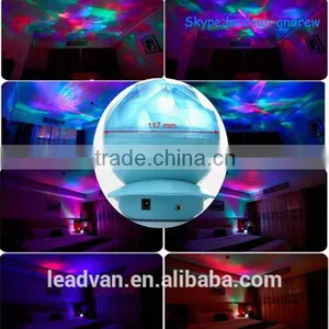 The Aurora Borealis Colored Diamond LED Night Light Projector Color Changing Night Light Speaker Lamp Quality Choice thumbnail-1