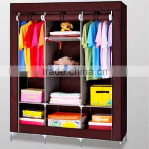 Non-woven Portable Folding Fabric Wardrobe thumbnail-2