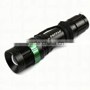 POPPAS T820 Hot Sale XPE Led Adjustable Focus Aluminum Torches and Flashlight thumbnail-3