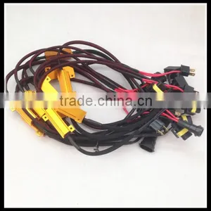 50W 1157/BAY15D LED Wiring Harness LED Error Canceller LED Warning Canceler Cables thumbnail-1