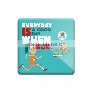 Customized Square Epoxy Resin Fridge Magnet thumbnail-1