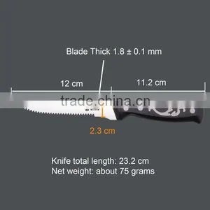 High Quality Stainless Steel Steak Knife With ABS Plastics Handle thumbnail-1