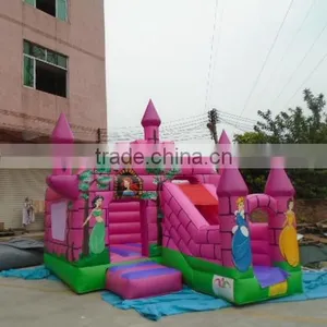 Hot Princess Inflatable Combo Bouncer thumbnail-1