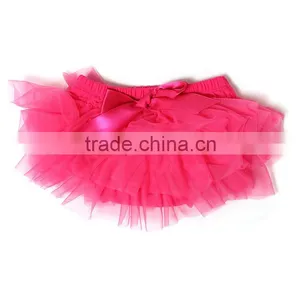 Latest Design Hot Wholesale Baby Girl Cotton Cheap Soild Ruffle Fashion Girls Short Pants thumbnail-2