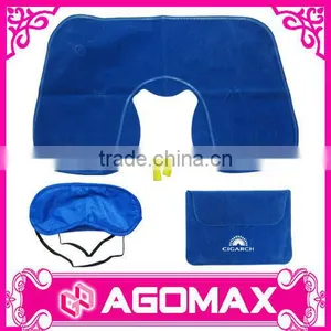 High Quality Silkscreen Printed Durable Airline 3 in 1 Travel Kit thumbnail-1