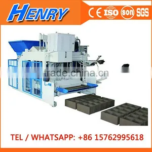 QTM10-15 Hydraulic Automatic Laying Block Machinery, Mobile Tiger Block Making Machine thumbnail-1