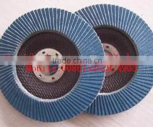 BLUE ZIRCONIUM OXIDE Abrasive Flap Disc With Good Quality thumbnail-2