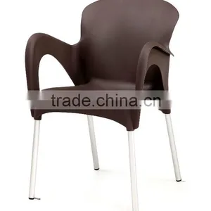 Fashionable PP Stackable Outdoor Living Room Plastic Chair thumbnail-4