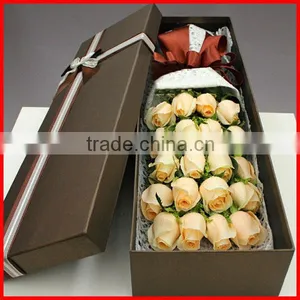 High Quality Elegant Cardboard Paper Packaging Boxes For Cut Flowers Wholesale thumbnail-1