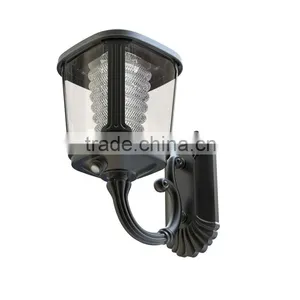 CE Approved Wall Mounted Motion Sensor Led Outdoor Solar Lamp Led Panel Solar Gate Light thumbnail-5