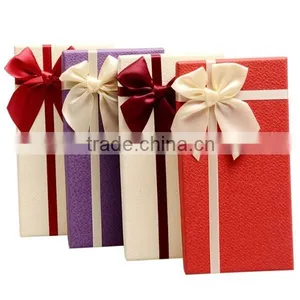 Various Colors Paper Scarf Box Orange thumbnail-1