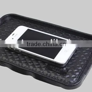 Multi-functional Car Anti Slip Pad Rubber Mobile Phone Shelf Anti Slip Mat For GPS/ MP3/ / Cell Phone Holder thumbnail-1