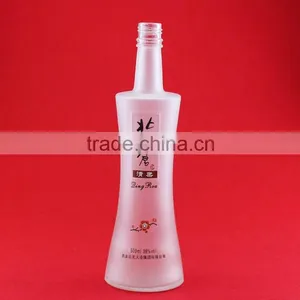 Wholesale 750ml Wine Bottles Decal Glass Spirit Bottle Hith Thin Frosted Liquor Bottles thumbnail-4