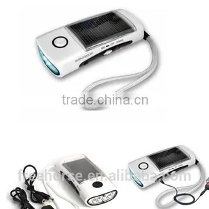 New Arrival Solar Power Bank Charger Led Torch Light Portable Power Bank Solar thumbnail-4