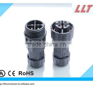 LLT 4 Pole Bulkhead Waterproof Connector thumbnail-1