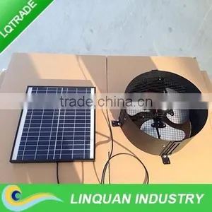 15W 14inch Solar Powered Wall Ventilators,solar Exhaust Fan thumbnail-1