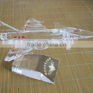 Arrival Crystal Aircraft/airplane/airline/fighter Aeroplane for Crystal Transport Models With Engraved (R-1045 thumbnail-1