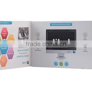 Golden Member Customize 7'' Tft Video Book For Promotion And Advertising thumbnail-3