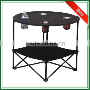 600D Folded Table Specific Use Outdoor Camping Round Folding Table thumbnail-1